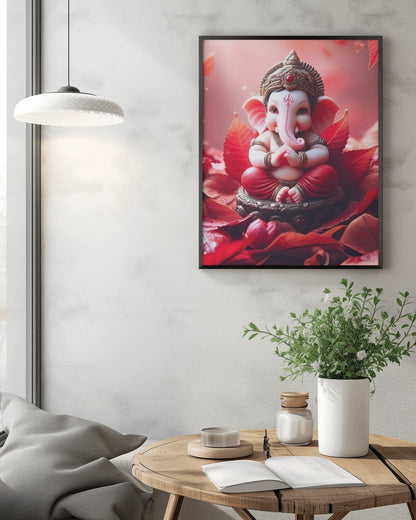 LORD BAL GANESHA METAL POSTER