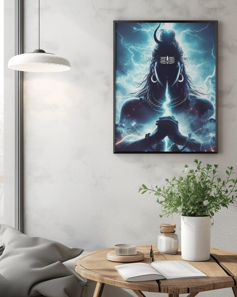 LORD SHIVA METAL POSTER