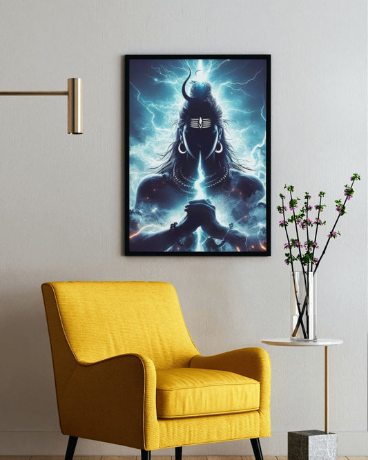 LORD SHIVA METAL POSTER