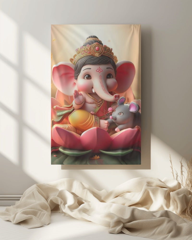 LORD GANESH TAPESTRY/HANGING WALL ART