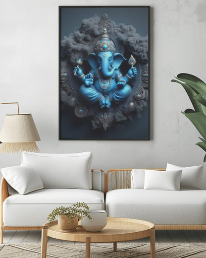 LORD GANESHA METAL POSTER