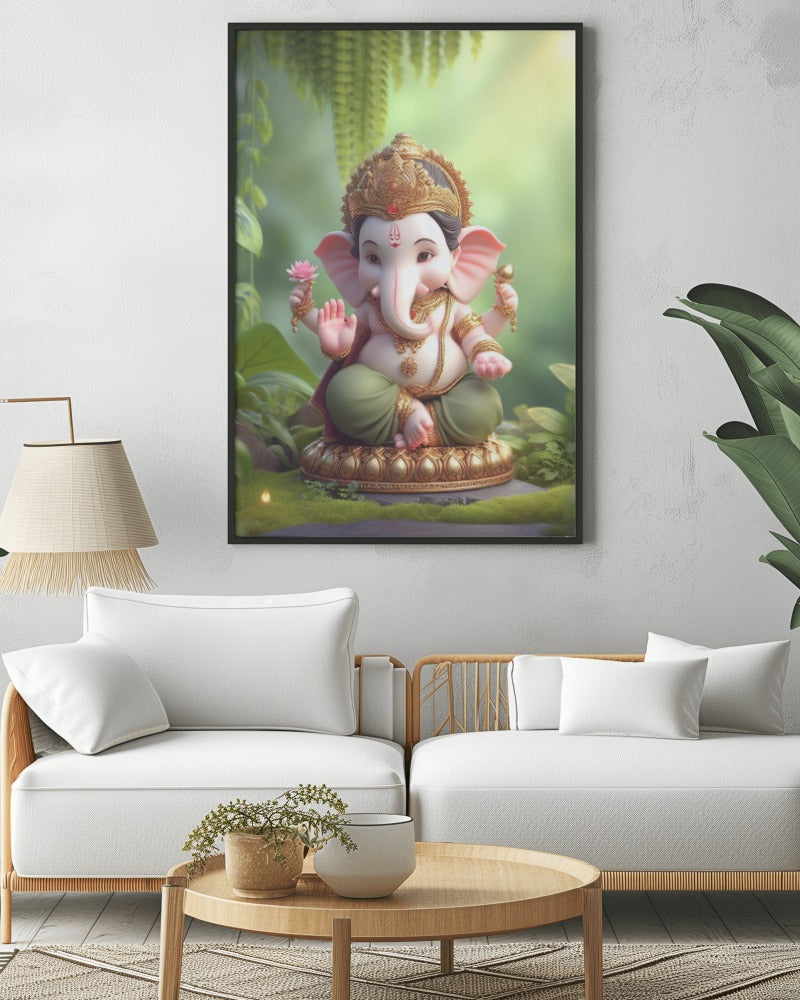 LORD BAL GANESHA METAL POSTER