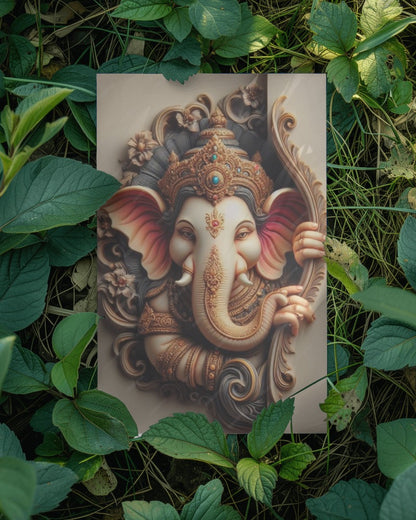 LORD GANESHA METAL POSTER