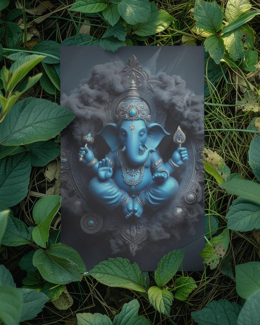 LORD GANESHA METAL POSTER