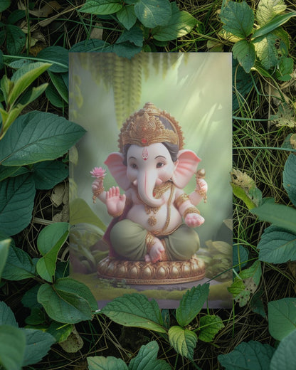 LORD BAL GANESHA METAL POSTER