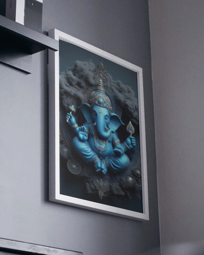 LORD GANESHA METAL POSTER