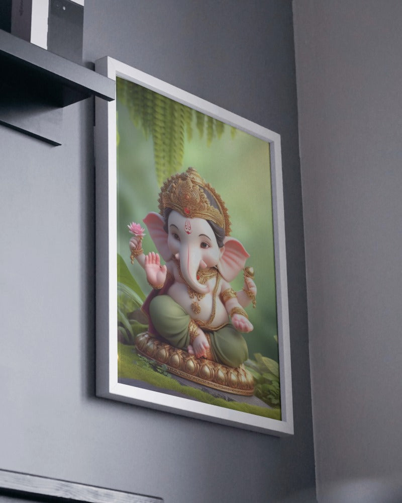 LORD BAL GANESHA METAL POSTER