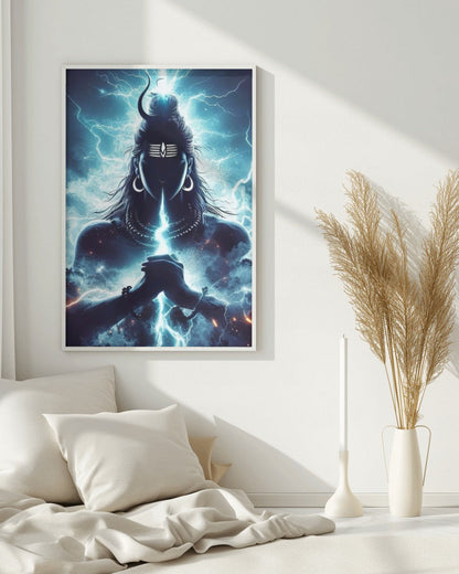 LORD SHIVA METAL POSTER