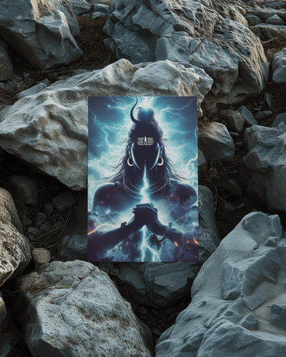 LORD SHIVA METAL POSTER